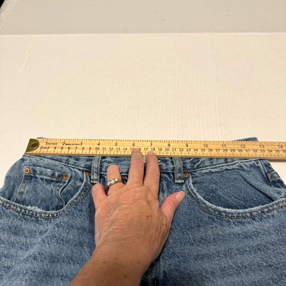PACSUN Women's Dad Jeans Size 27 Distressed Knees Button Fly Medium Wash - Picture 6 of 7